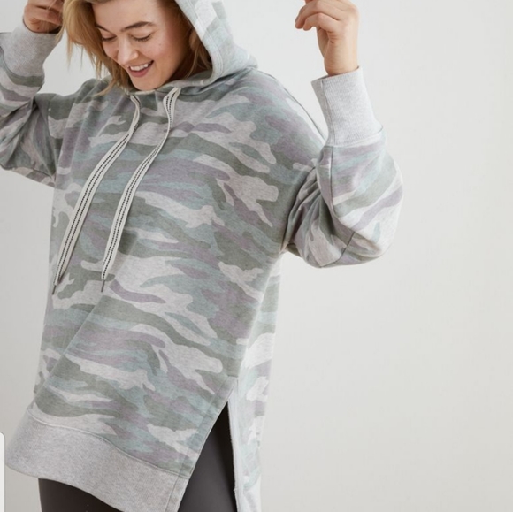Ae Camo Side Slit Hoodie | Poshmark